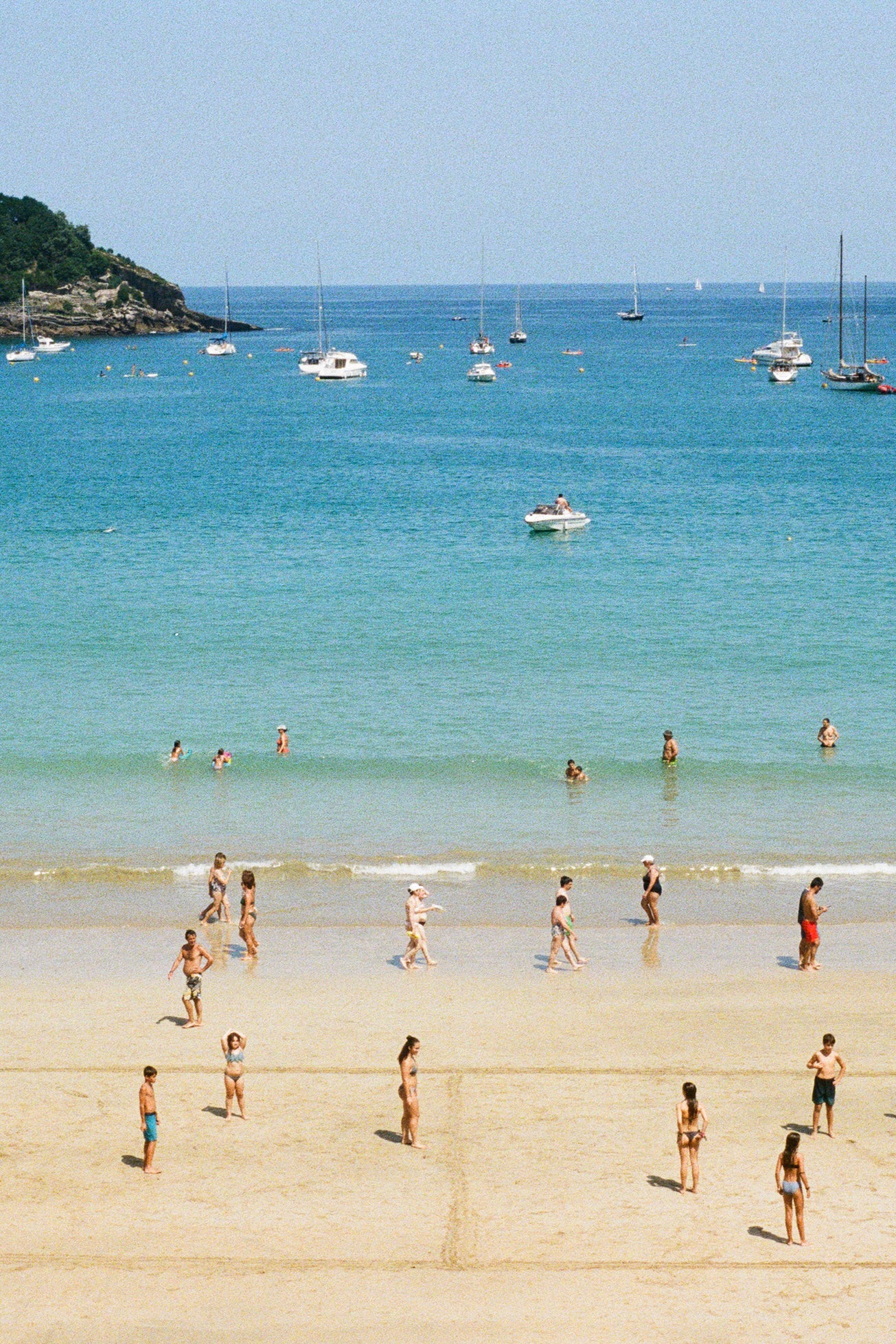 Spiaggia della Concha - Giochi - San Sebastian - 50x75 cm